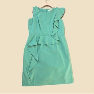 Calvin Klein light green dress